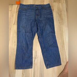 J.Jill Jeans. Size 10P. Authentic fit. Cropped jeans. Like new Lightweight denim